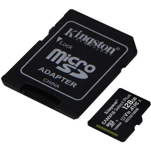 128GB MICSDXC CANVAS SELECT PLUS 100R A1 C10 CARD + ADP