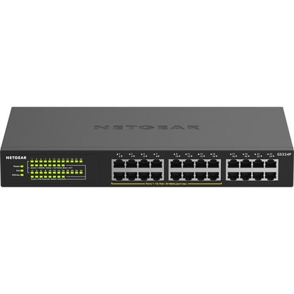 24-PORT GBE UNMANAGED POE+ SWITCH WITH 16-PORTS POE+