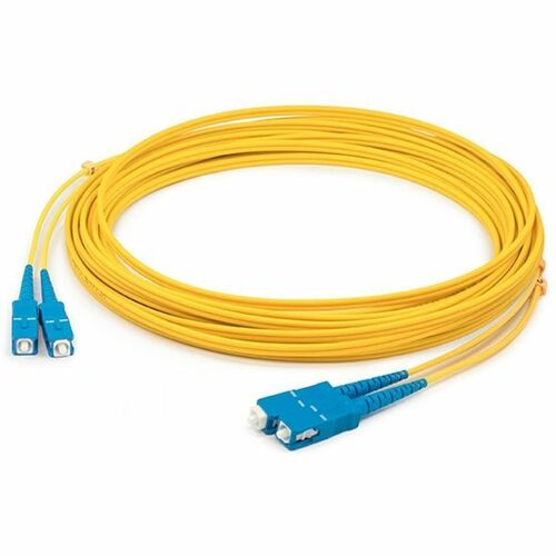 Câble réseau duplex à fibre optique AddOn - Câble réseau à fibre optique de 20 m