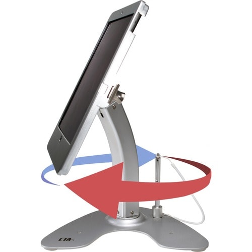 Soporte de quiosco de seguridad dual digital CTA con estuche con cerradura y cable para iPad 10.2