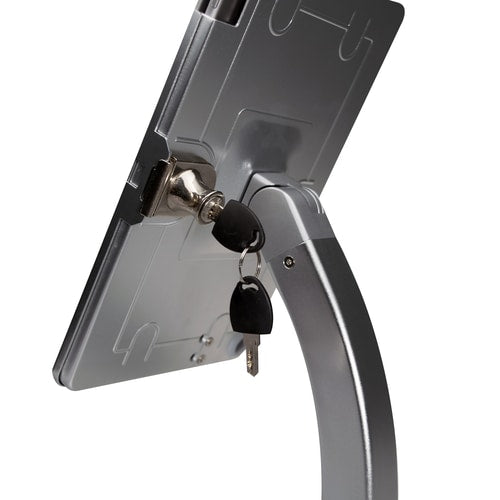 Soporte de quiosco de seguridad dual digital CTA con estuche con cerradura y cable para iPad 10.2