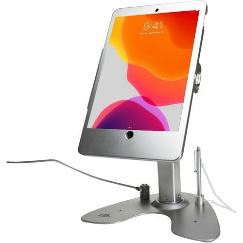Soporte de quiosco de seguridad dual digital CTA con estuche con cerradura y cable para iPad 10.2