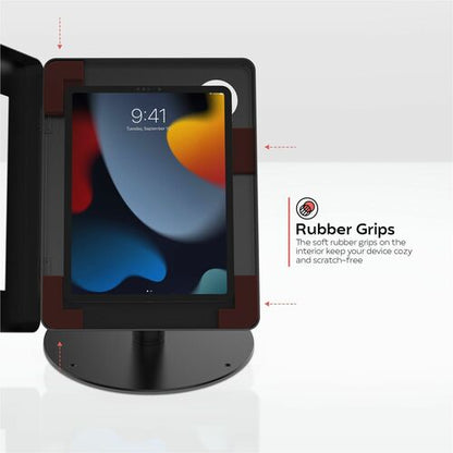 Soporte de quiosco de seguridad Hyperflex de CTA Digital con carcasa para iPad de 10.ª generación y más