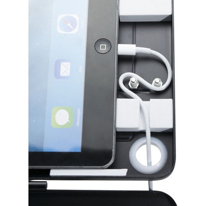 Soporte de quiosco de doble seguridad digital CTA con estuche con cerradura y cable para iPad 10.2