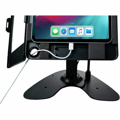 Soporte de quiosco de doble seguridad digital CTA con estuche con cerradura y cable para iPad 10.2