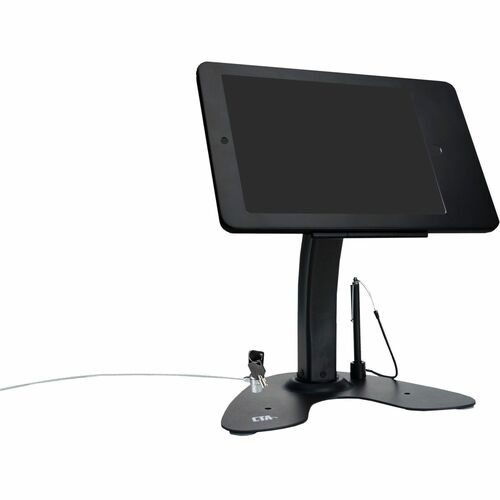 Soporte de quiosco de doble seguridad digital CTA con estuche con cerradura y cable para iPad 10.2