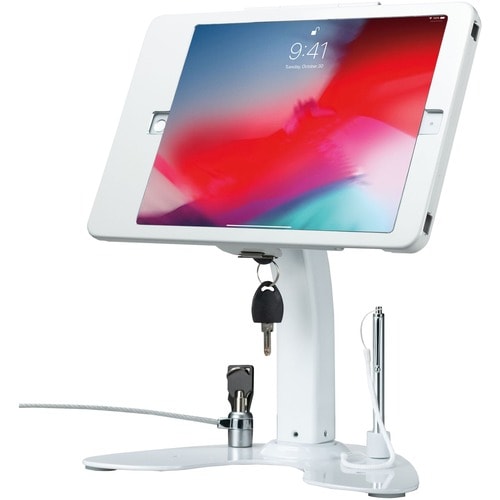 Soporte de quiosco de seguridad dual digital CTA con estuche con cerradura y cable para iPad 10.2