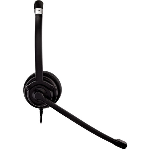 V7 Deluxe Mono Headset with Boom Mic - V7 Deluxe M