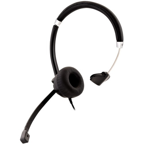 V7 Deluxe Mono Headset with Boom Mic - V7 Deluxe M