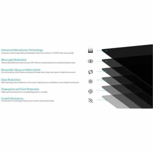 Filtre de confidentialité V7 ScreenSentry 14.0" pour ordinateur portable