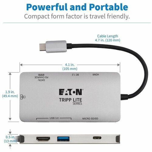 Estación de acoplamiento Tripp Lite by Eaton U442-DOCK5-GY