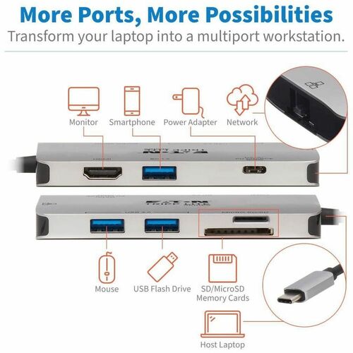 Estación de acoplamiento Tripp Lite by Eaton U442-DOCK5-GY