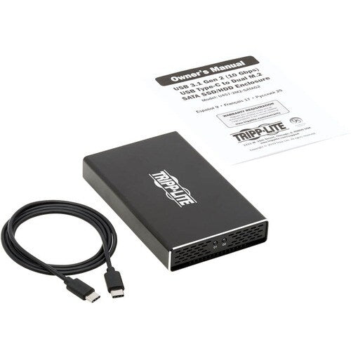 Tripp Lite by Eaton U457-2M2-SATAG2 Drive Enclosure - USB 3.1 Type C H
