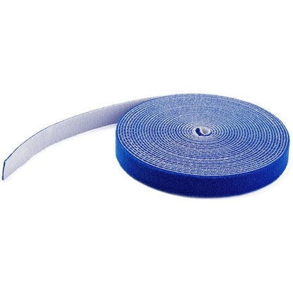 StarTech.com 100ft. Hook and Loop Roll - Blue - Cable Management (HKLP100BL) - 100ft Bulk