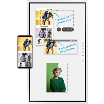 65IN FLIP 2.0 DIGITAL FLIPCHART ADV IR TCH W/PASSIVE PEN 4PTS DRWNG