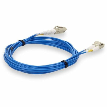 Patch C fibre duplex OFNR (Riser-Rated) bleu OM4 LC (mâle) vers LC (mâle) AddOn 5 m