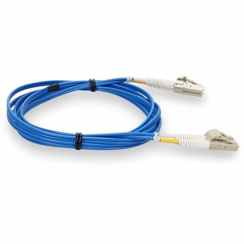 Patch C fibre duplex OFNR (Riser-Rated) bleu OM4 LC (mâle) vers LC (mâle) AddOn 5 m
