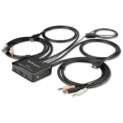 Commutateur KVM HDMI 2 ports USB 4K 60 Hz indépendant du système d'exploitation