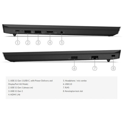 FR TOPSELLER E15 BLK I5-10210U 1.6G W10P64 8GB 256GB PCIE