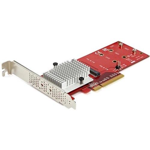 ADAPTADOR SSD PCIE M.2 DUAL X8 PARA SSD PCIE NVME / AHCI M.2