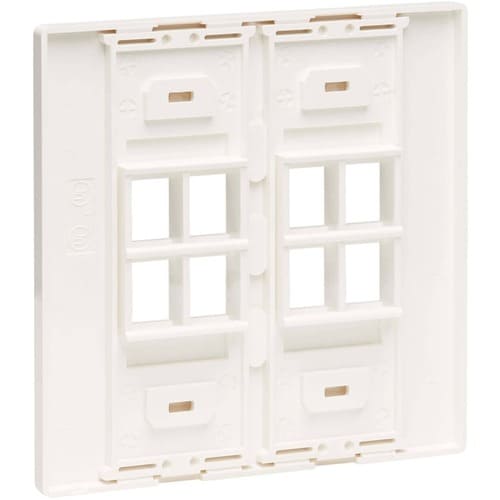 Tripp Lite de Eaton Keystone doble de 8 puertos