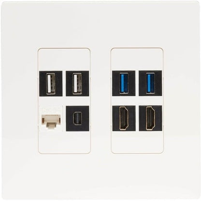 Tripp Lite de Eaton Keystone doble de 8 puertos