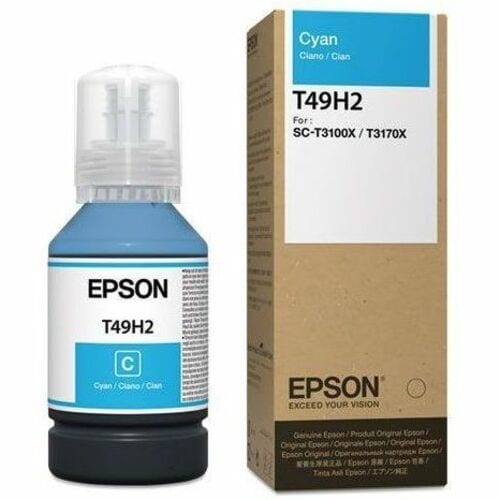 Bouteille d'encre cyan Epson T49H, 140 ml - Jet d'encre - Cyan - 140 ml -