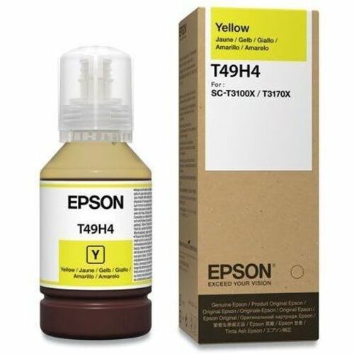Bouteille d'encre jaune Epson T49H, 140 ml - Jet d'encre - Jaune - 140
