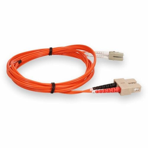 AddOn Fiber Optic Duplex Patch Network Cable - 16.4 ft Fiber Optic Network Cable
