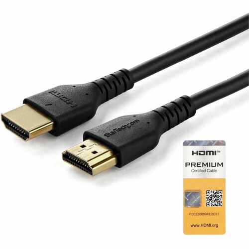 Câble HDMI 2.0 certifié premium StarTech.com avec Ethernet (1 m)