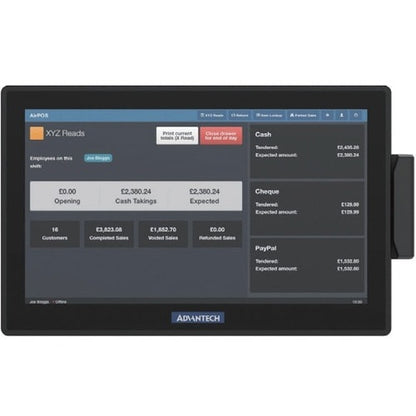 Monitor LED Advantech Avalo USC-M3G-BST00 de 12" WXGA - 16:9 - Negro - 11,6"