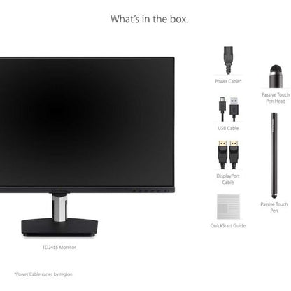 Monitor táctil LCD ViewSonic TD2455 de 24" - 16:9 - 6 ms