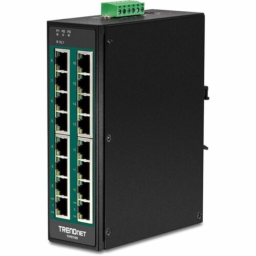 16PORT INDUSTRIAL GBE SWITCH L2 MANAGED DIN-RAIL SWITCH