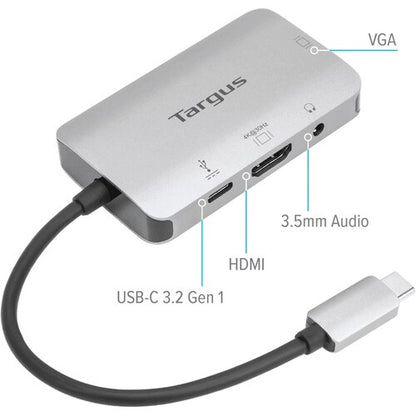 Adaptador de vídeo único USB-C de Targus con paso PD de 100 W