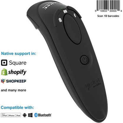 Socket Mobile DuraScan® D730, lecteur de codes-barres laser, noir - Connectivité sans fil