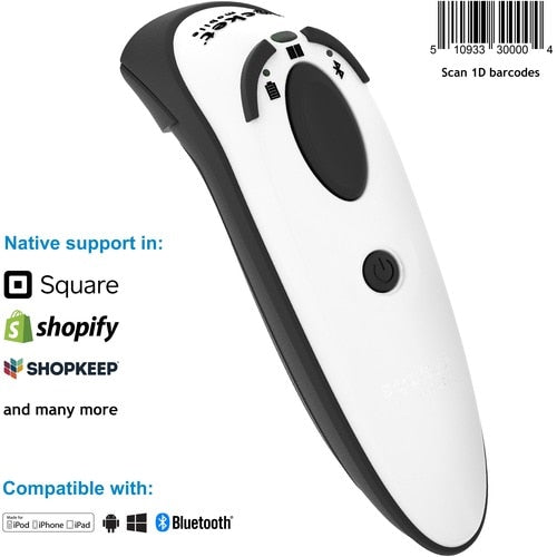 Socket Mobile DuraScan® D730, lecteur de codes-barres laser, blanc - Connectivité sans fil