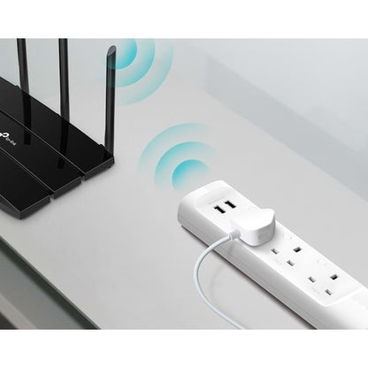 Multiprise Wi-Fi intelligente Tp Link Kasa, 3 prises - 3 x alimentation CA, 2 x US