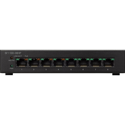 SF110D-08HP CONMUTADOR DE ESCRITORIO DE 8 PUERTOS 10/100 POE REMANUFACTURADO