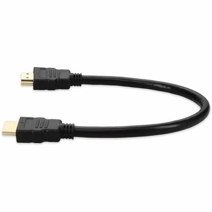 AddOn 1ft HDMI 1.4 Male to Male Black Cable For Resolution Up to 4096x2160 (DCI 4K)