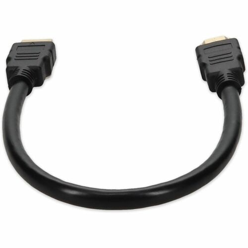 AddOn 1ft HDMI 1.4 Male to Male Black Cable For Resolution Up to 4096x2160 (DCI 4K)