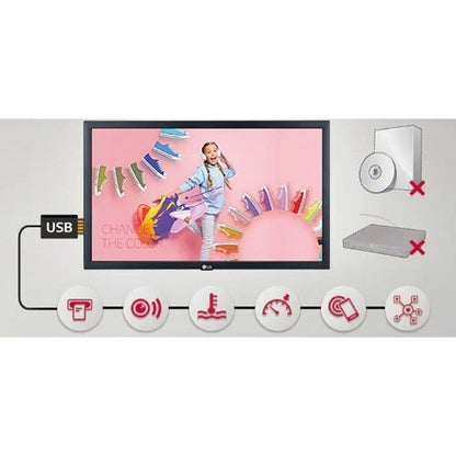 Écran d'affichage numérique LG 22SM3G-B - 21,5" (546,10 mm) LCD