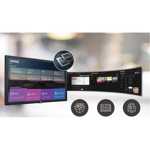 Écran d'affichage numérique LG 22SM3G-B - 21,5" (546,10 mm) LCD