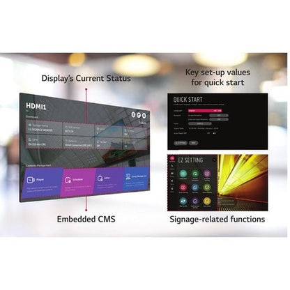 Écran d'affichage numérique LG 49VH7E-A - 49" (1 244,60 mm) LCD