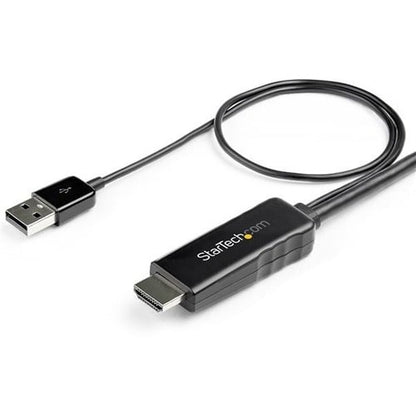 StarTech.com Cable HDMI a DisplayPort de 6 pies (2 m) 4K 30 Hz - Adaptador activo HDMI 1.4 a DP 1.2