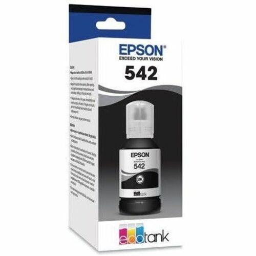 Bouteille d'encre noire pigmentée T542 avec capteur SENSORMATIC