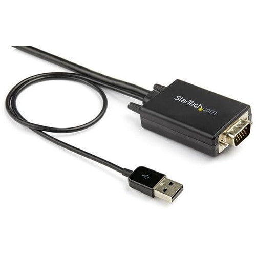 Câble convertisseur VGA vers HDMI StarTech.com de 2 m avec prise en charge audio USB