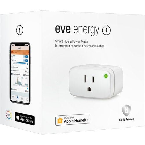 Eve Smart Plug & Power Meter - 1 x AC Power Plug