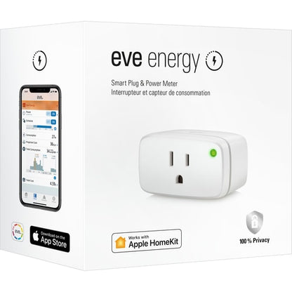 Eve Smart Plug & Power Meter - 1 x AC Power Plug