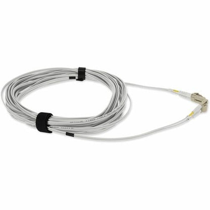 Câble fibre optique duplex OM4 gris OFNP (Plenum) LC (mâle) vers LC (mâle) 2 m