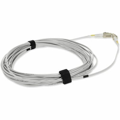 Câble fibre optique duplex OM4 gris OFNP (Plenum) LC (mâle) vers LC (mâle) 2 m